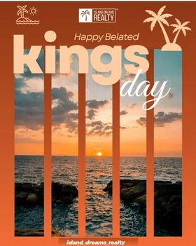 Social graphic for Island Dreams Realty (real estate), designed by Kihan Marketing