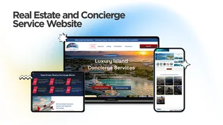 Mockup of the Artsen Realty Concierge website