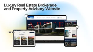 Mockup of the Artsen Realty website