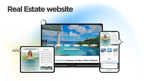 The Easy St. Maarten website, which Kihan Marketing worked on