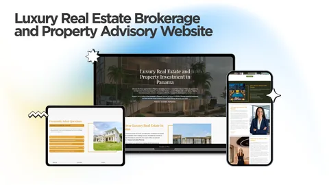 Thumbnail of the website for a real estate agency in Panama