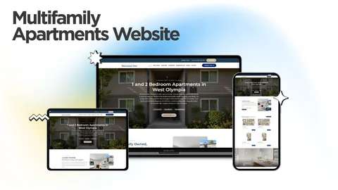 The Sherwood Glen Apartments website, designed and built by Kihan Marketing