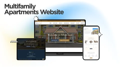 The Silver Leaf website, designed and built by Kihan Marketing