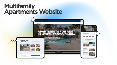 The Talisman Apartments website, designed and built by Kihan Marketing