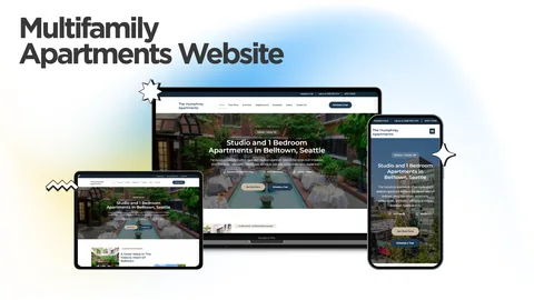 The The Humphrey Apartments website, designed and built by Kihan Marketing