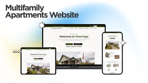 The Westridge Apartments website, designed and built by Kihan Marketing
