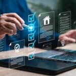 18308d46ce6699445930cef594ae5845 - Kihan Marketing Digital checklists and documents with blue check marks over a tablet and laptop, signifying online approvals and forms.