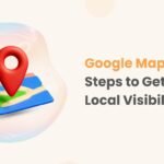 Google-Maps-SEO-Steps-to-Get-More-Local-Visibility-1536x768 - Kihan Marketing Outreach Monks header with a colorful map and a large map pin, promoting Google Maps SEO article: 'Steps to Get More Local Visibility'.