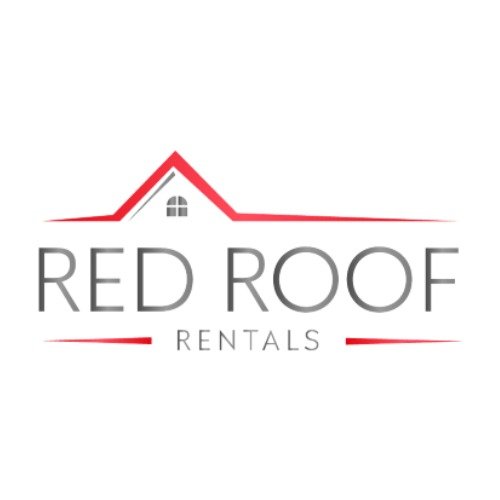 Red Roof Rentals logo with a red pitched roof graphic above the text RED ROOF RENTALS.