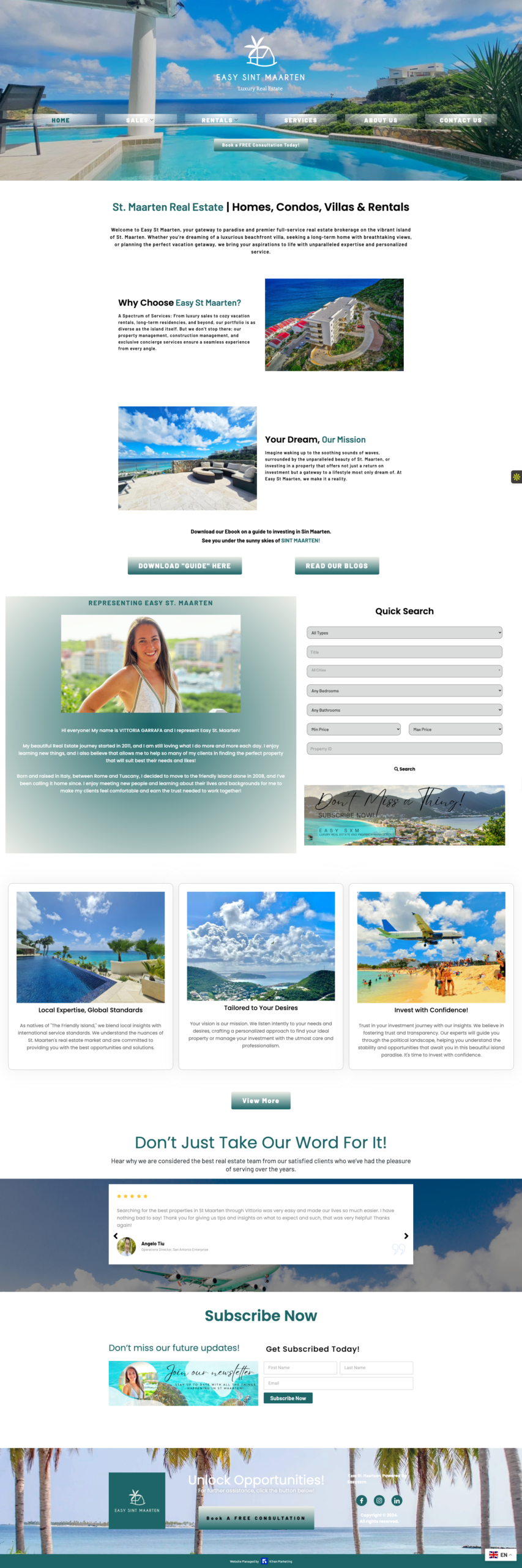Easysxm, website by Kihan Marketing