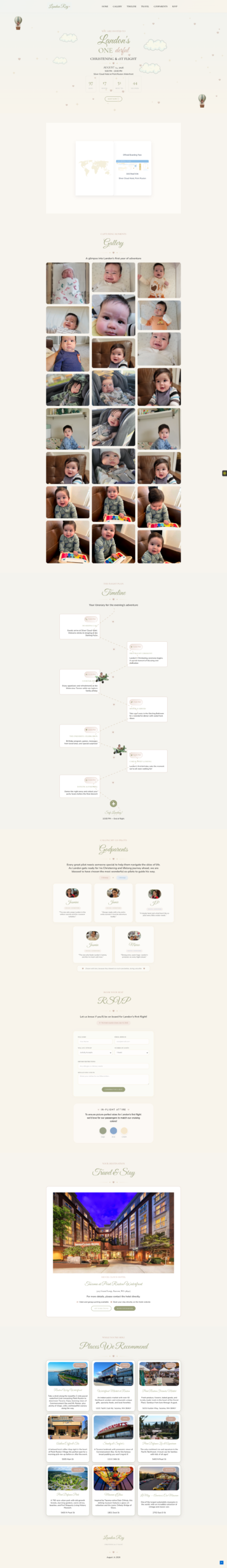 Landonsfirstflight, website by Kihan Marketing