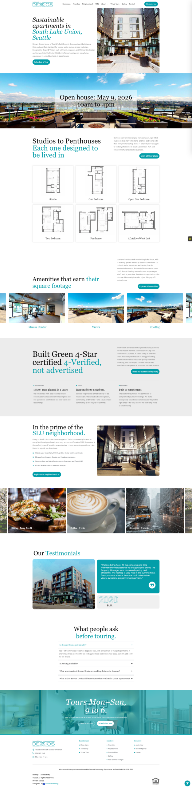 Stream Dexios, website by Kihan Marketing