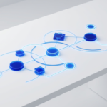 digital-marketing-strategy - Kihan Marketing A glowing strategy roadmap with connected nodes representing a digital marketing strategy