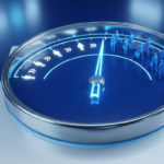good-conversion-rate - Kihan Marketing A performance gauge dial pointing up with figures converting representing website conversion rate