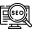 Blue rounded-square icon used as a decorative design element in the header