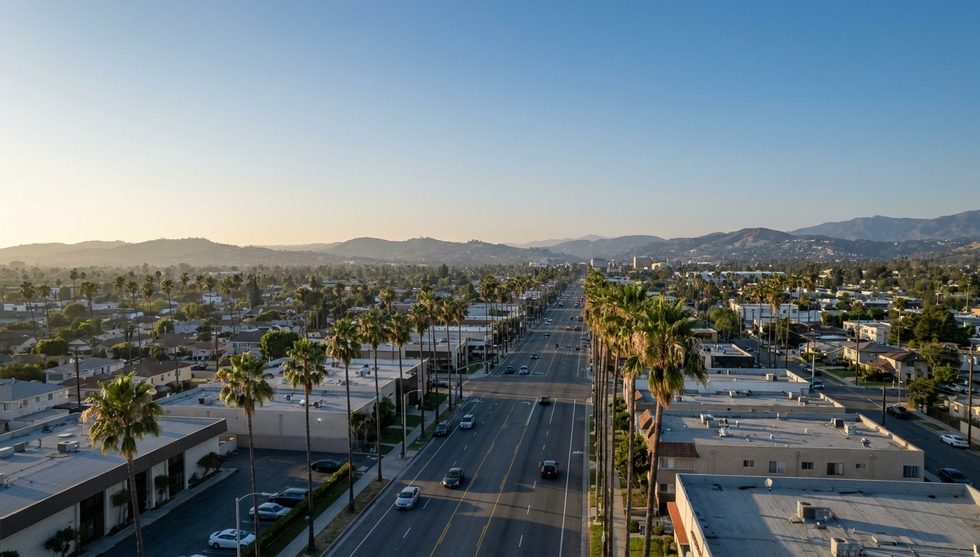 Anaheim, CA cityscape, where Kihan Marketing provides digital marketing services.