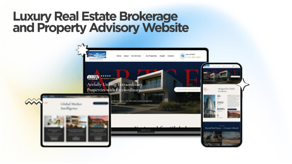 Artsen Realty website built by Kihan Marketing