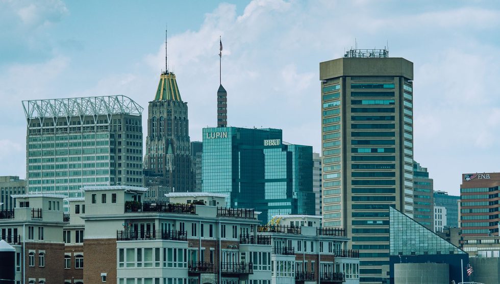 Baltimore, MD cityscape, where Kihan Marketing provides digital marketing services.