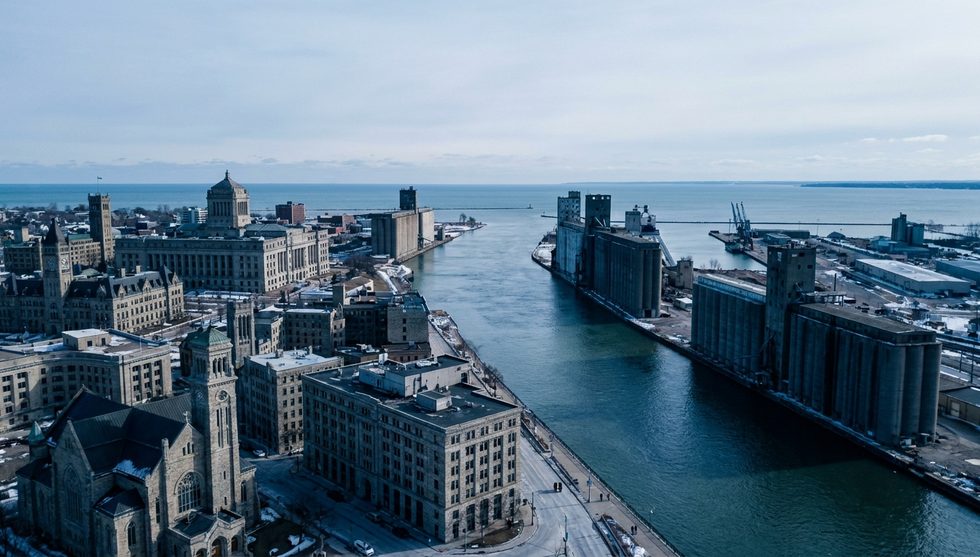 Buffalo, NY cityscape, where Kihan Marketing provides digital marketing services.