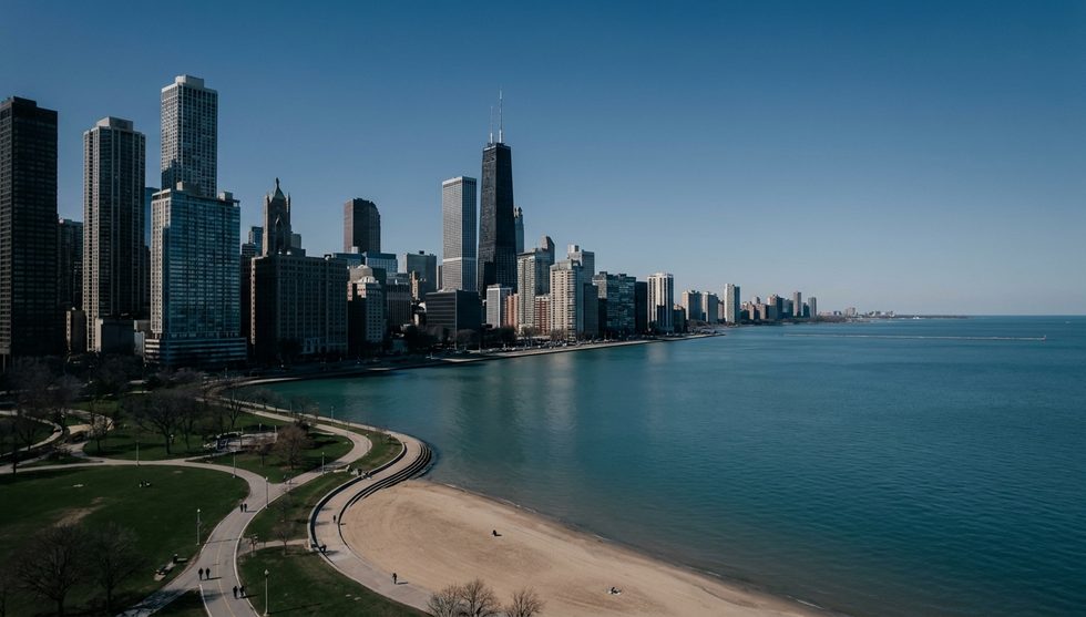 Chicago, IL cityscape, where Kihan Marketing provides digital marketing services.