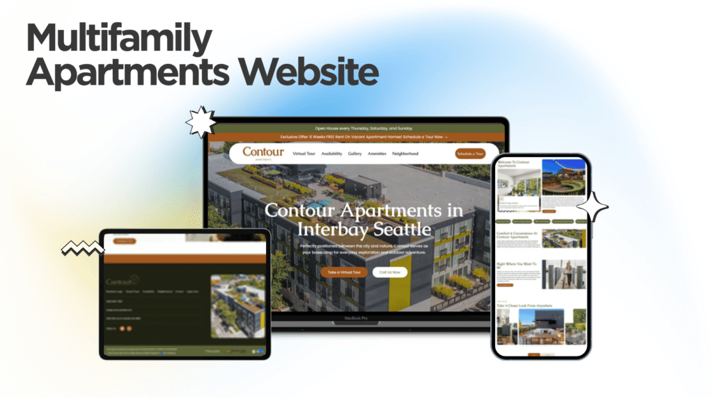 Contour at Interbay website built by Kihan Marketing