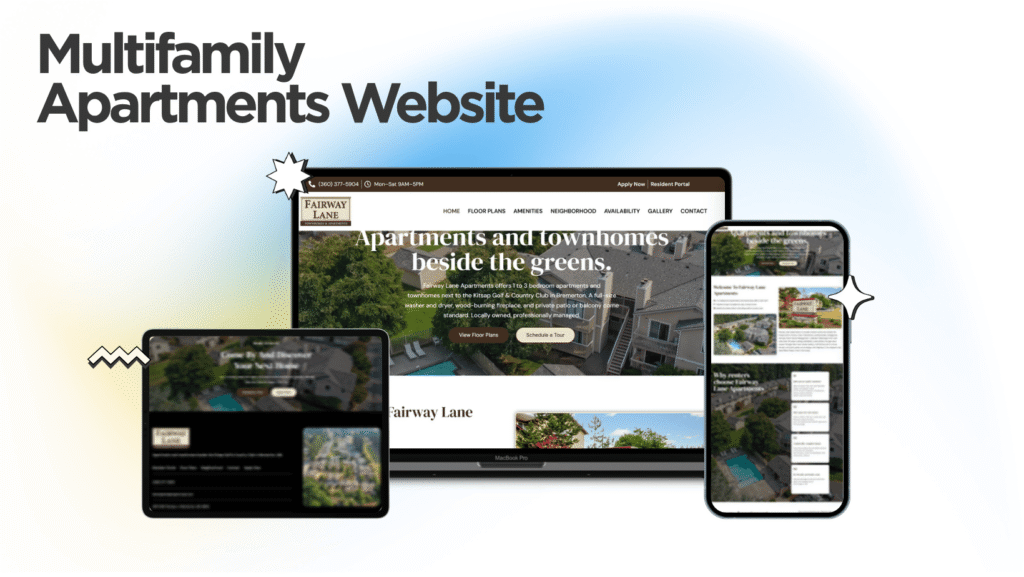Fairway Lane Apartments website built by Kihan Marketing