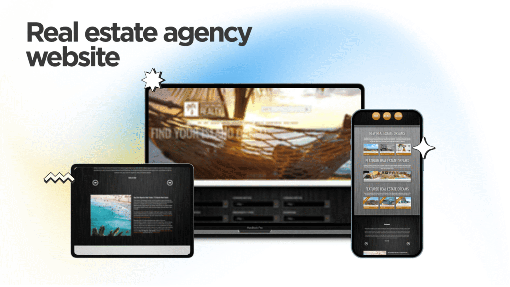 Island Dreams Realty website built by Kihan Marketing