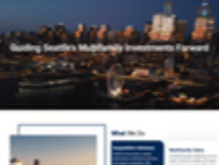 Pacific Crest Real Estate investment sales website on tablet