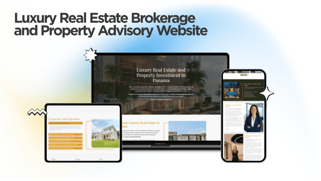 Panama Elite Homes website built by Kihan Marketing