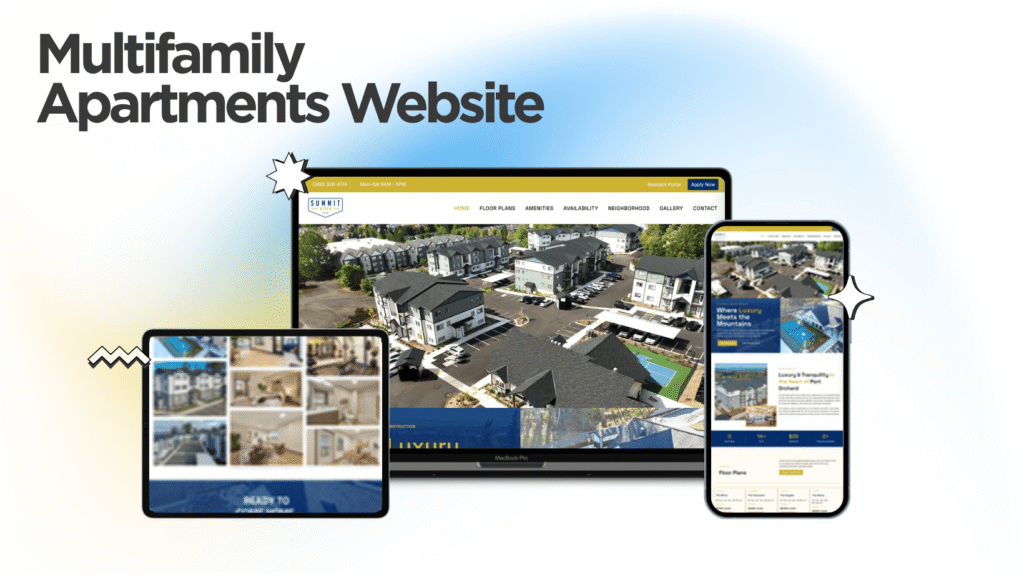 Summit Vista Apartments website built by Kihan Marketing